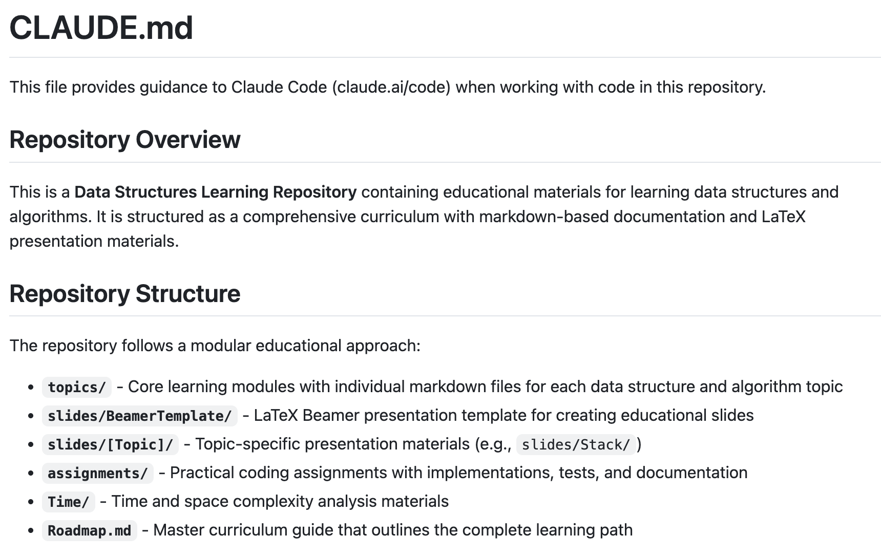 Data Structures Learning Roadmap