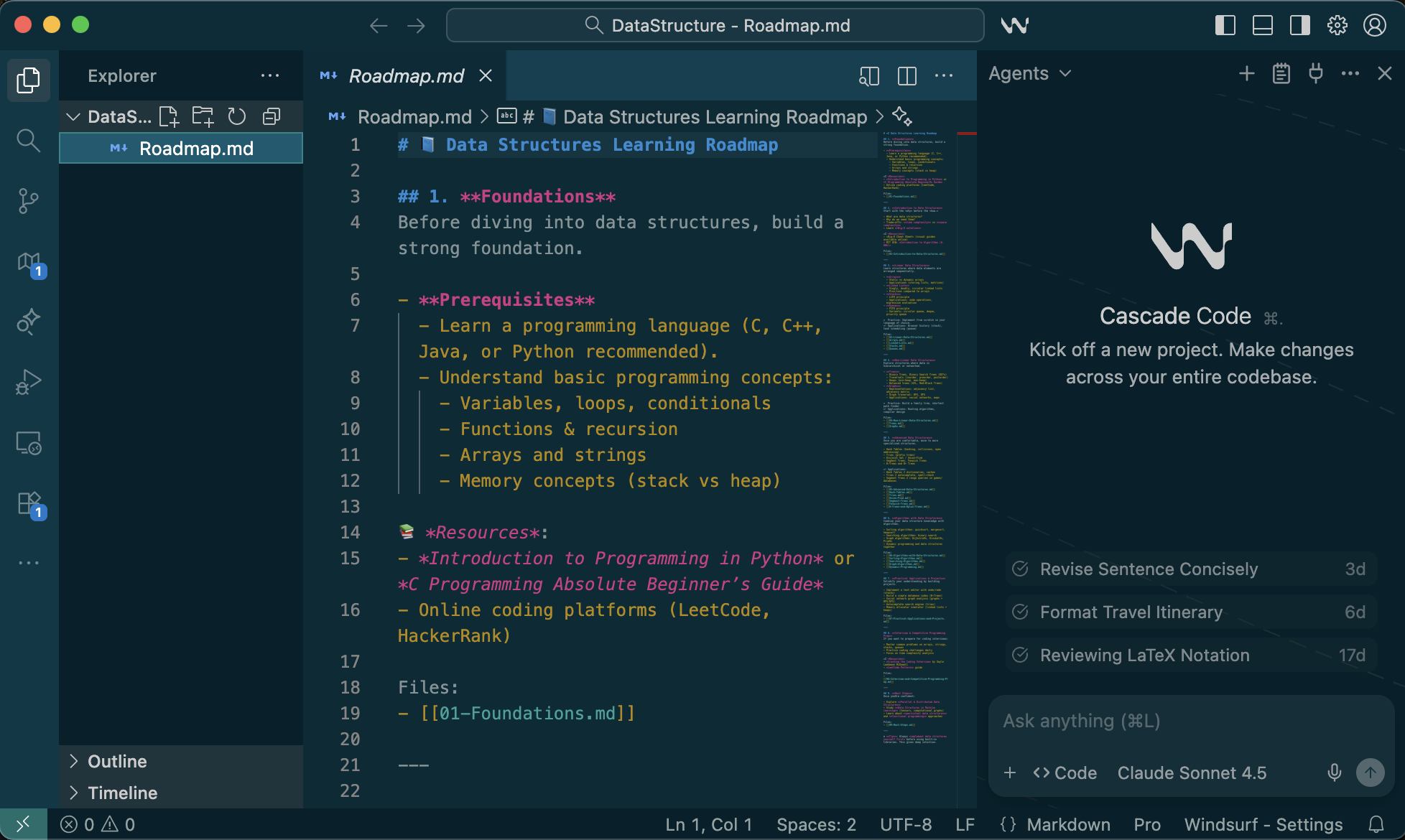 Data Structures Learning Roadmap
